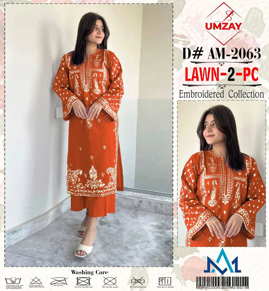 Unstitched - Urge Lawn 2 PC Embroidered Collection