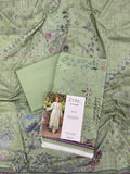 Florent Printed Lawn 3 PC - Sage Green