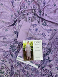 Florent Printed Lawn 3 PC - Lilac Bloom