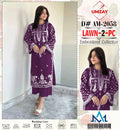 Unstitched - Urge Lawn 2 PC Embroidered Collection